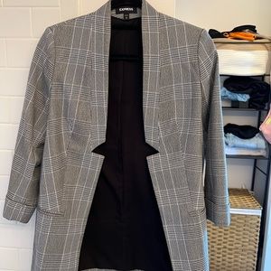 Express plaid blazer